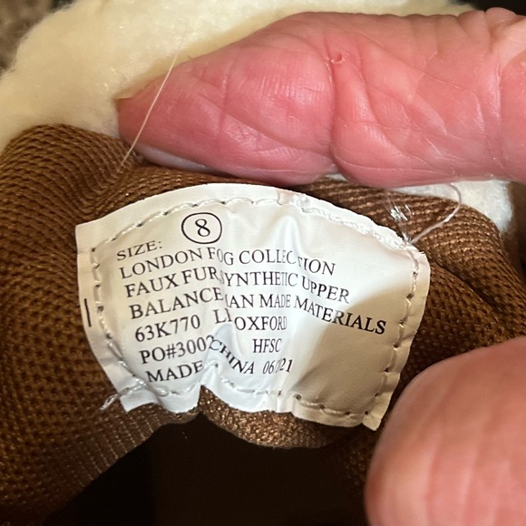 London Fog snow boots size 8 toddler - Picture 2 of 5